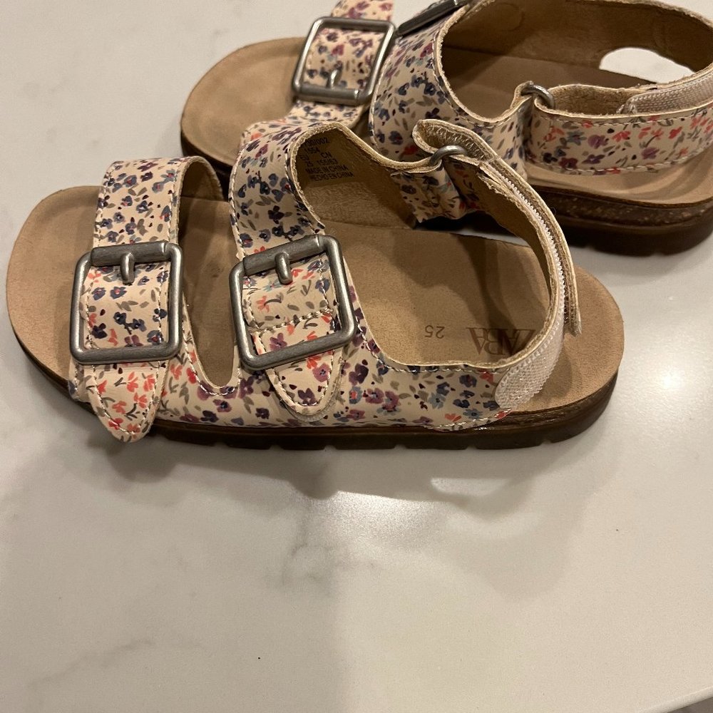 ZARA Flower Sandals
